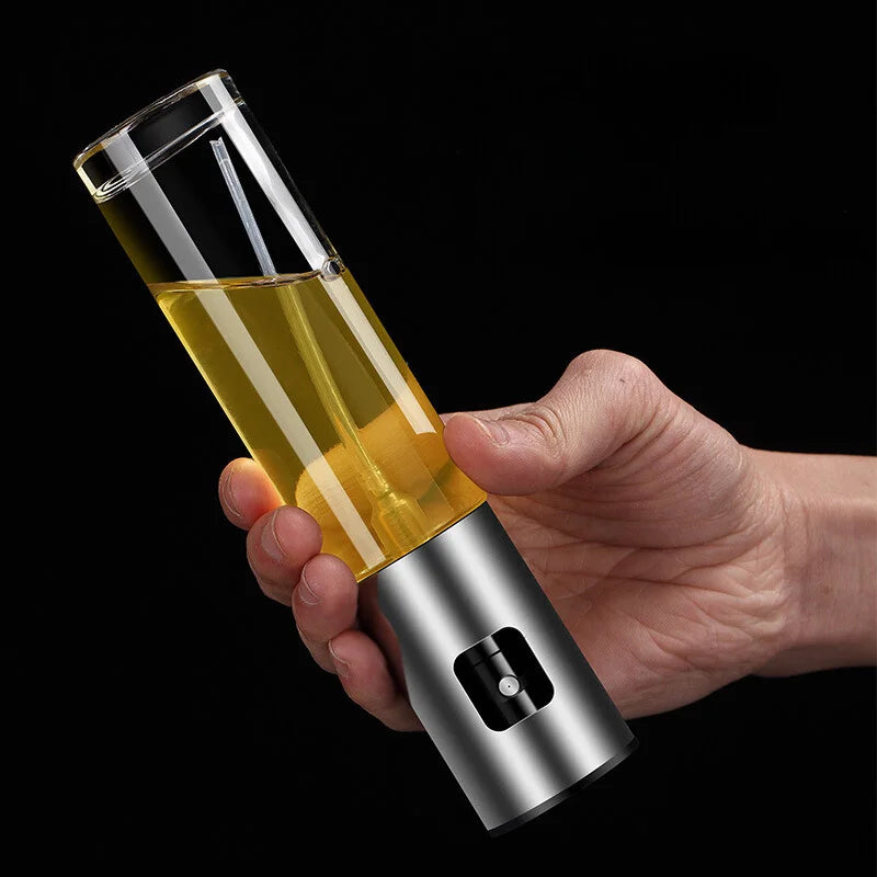 Spray Spray Sprayer Olive Oil Vinegar In Glass