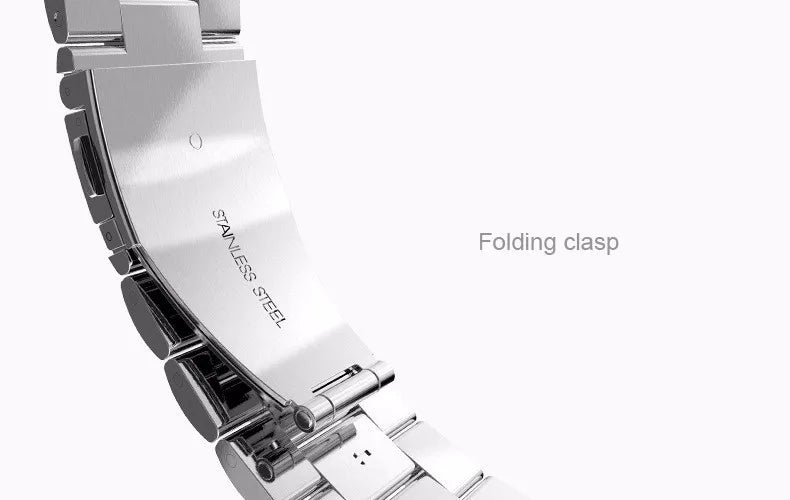 Stainless Steel Strap for Apple Watch Ultra 2 Band 49mm 40mm 44mm 42mm 41mm 45mm Bracelet IWatch Series 9 8 7 SE 6 5 4 WatchBand