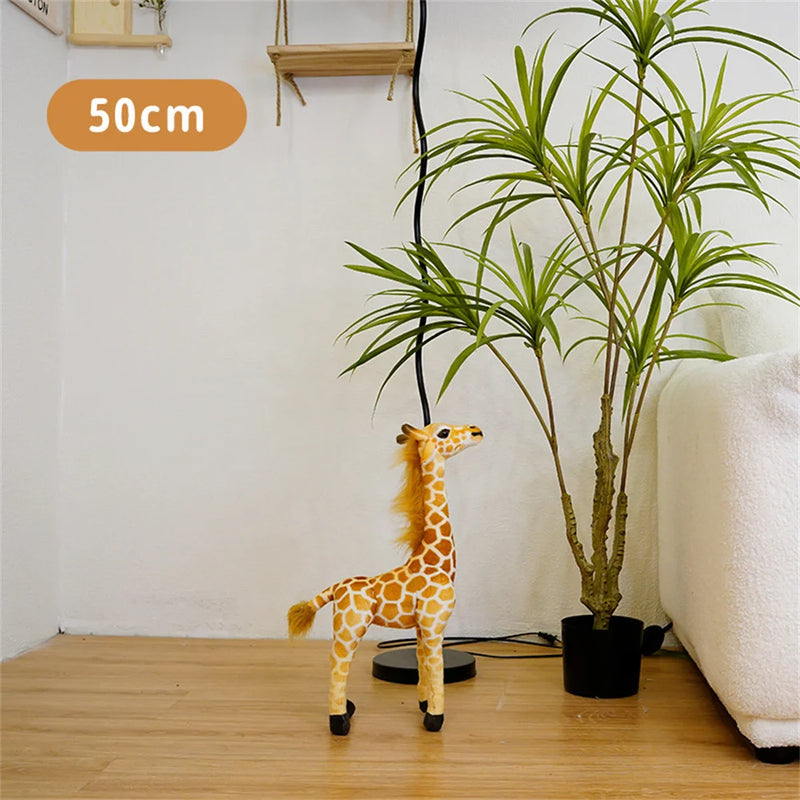 Huge Real Life Giraffe Plush Toys Cute Stuffed Animal Dolls Soft Simulation Giraffe Doll Birthday Gift Kids Toy Bedroom Decor