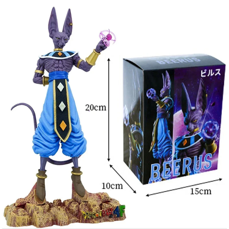 In Stock 30cm Anime Dragon Ball Z Beerus Figure Super God of Destruction Figures Collection Model Toy For Children Gifts