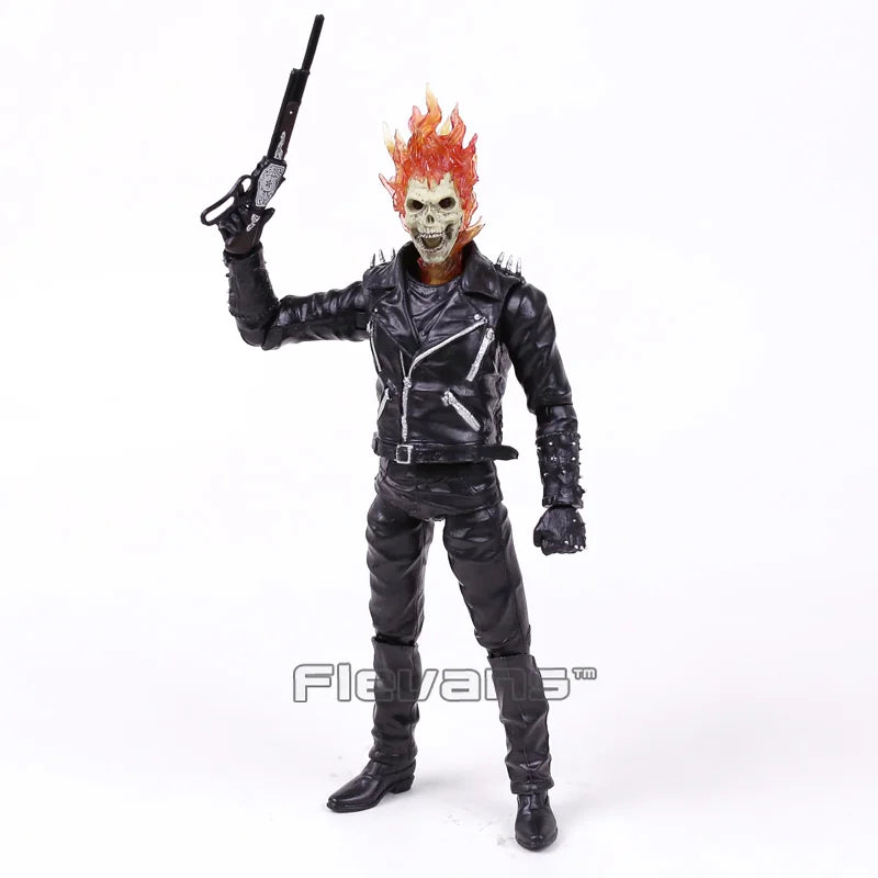 Ghost Rider Johnny Blaze PVC Action Figure Collectible Model Toy