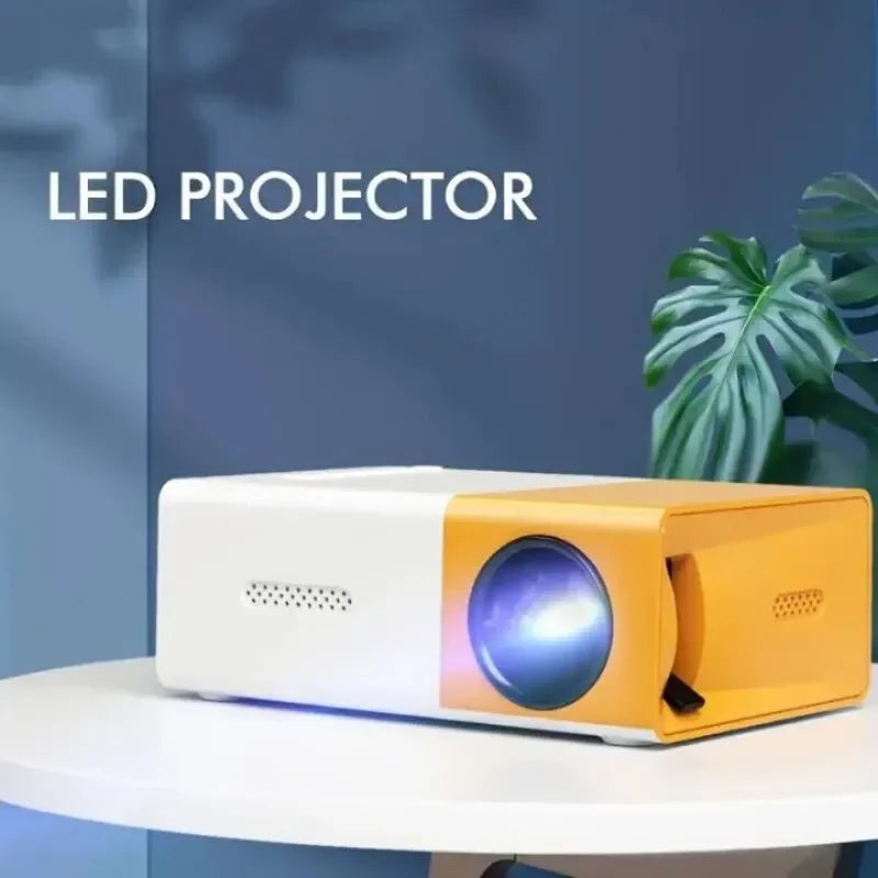 2024 New YG300 Mini LED Projector Yg300 Upgraded Version 1000 Lumen 320x240P HDMI-compatible USB Audio Home Media Player Beamer